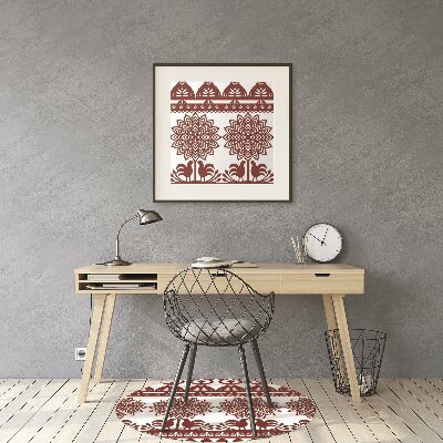 Podloga za pisalni stol Kurpie cutouts