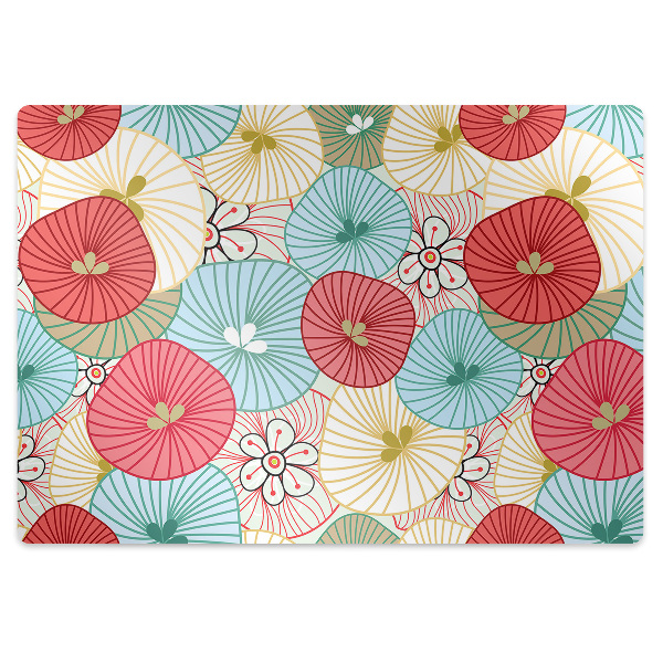 Podloga za pisalni stol Floral pattern