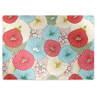 Podloga za pisalni stol Floral pattern