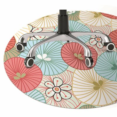 Podloga za pisalni stol Floral pattern