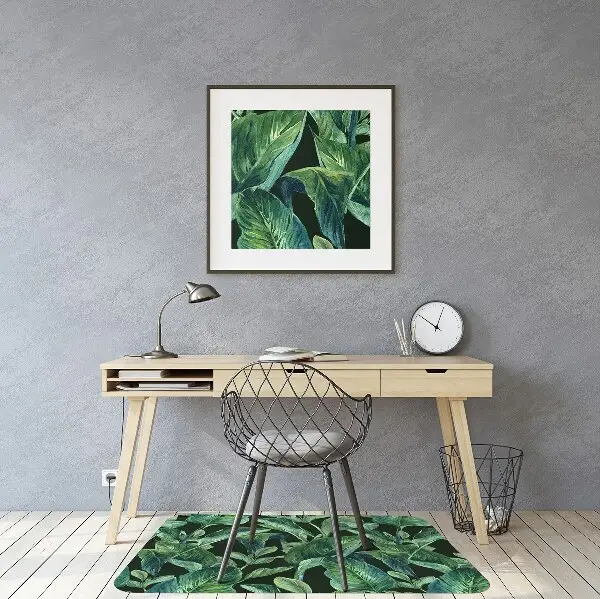 Podloga za zaščito tal Tropical leaves