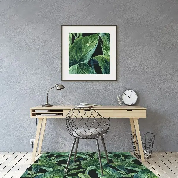 Podloga za zaščito tal Tropical leaves