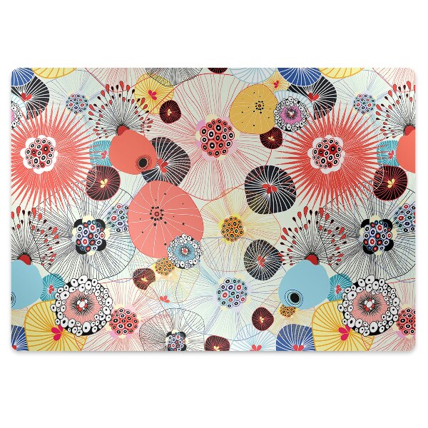 Podloga za pisalni stol Floral pattern