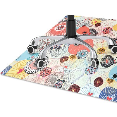 Podloga za pisalni stol Floral pattern