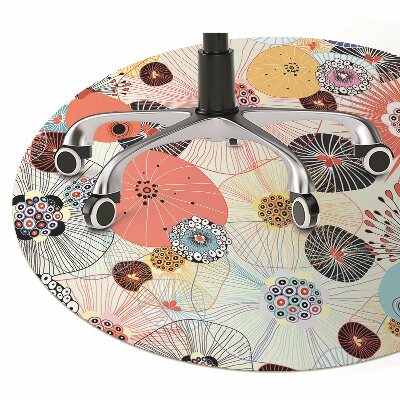 Podloga za pisalni stol Floral pattern
