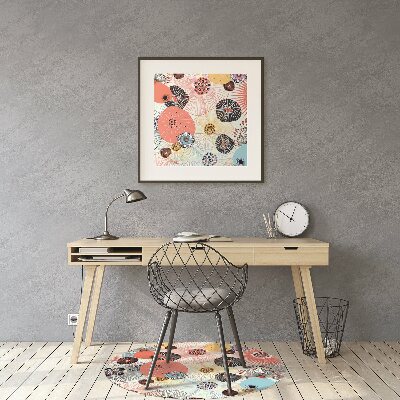Podloga za pisalni stol Floral pattern