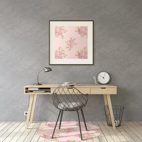 Podloga za zaščito tal Pink bouquet
