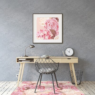 Podloga za stol Roses and hydrangeas