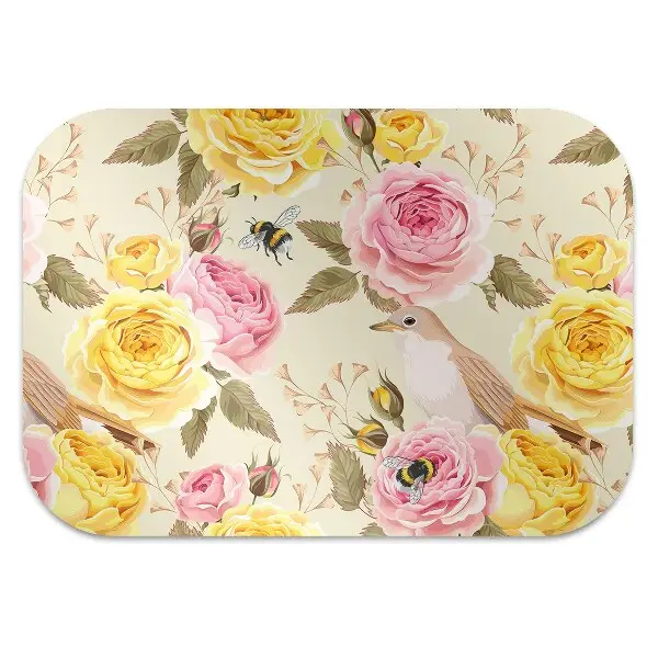 Podloga za stol Birds and roses
