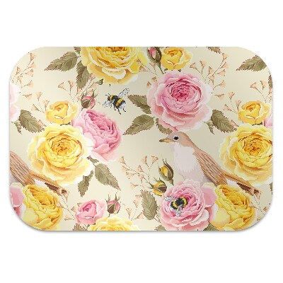 Podloga za stol Birds and roses