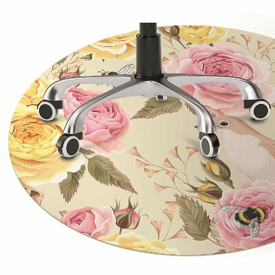 Podloga za stol Birds and roses