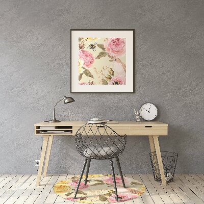 Podloga za stol Birds and roses