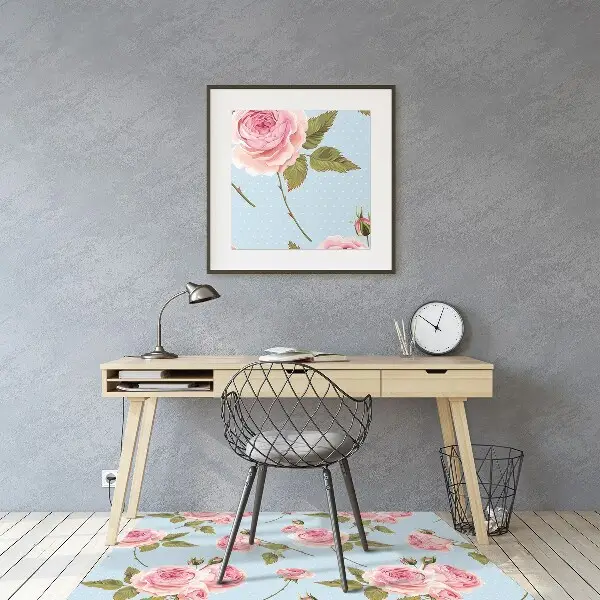 Podloga za stol Roses with leaves