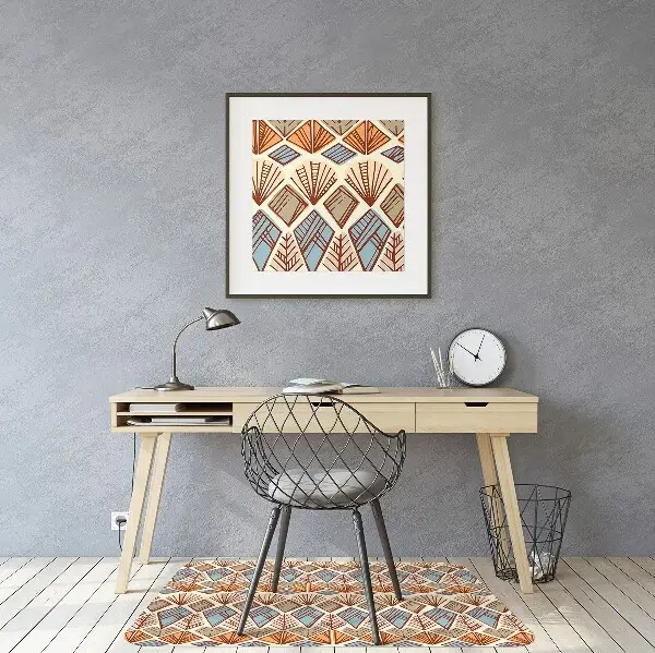 Podloga za stol Ethnic brown pattern