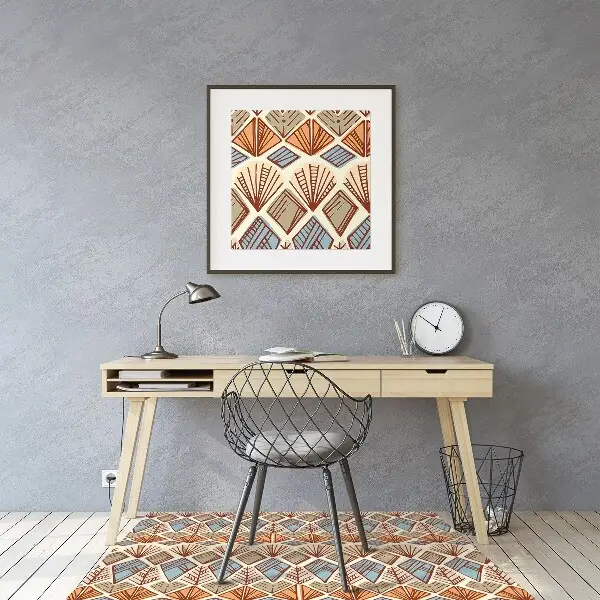 Podloga za stol Ethnic brown pattern
