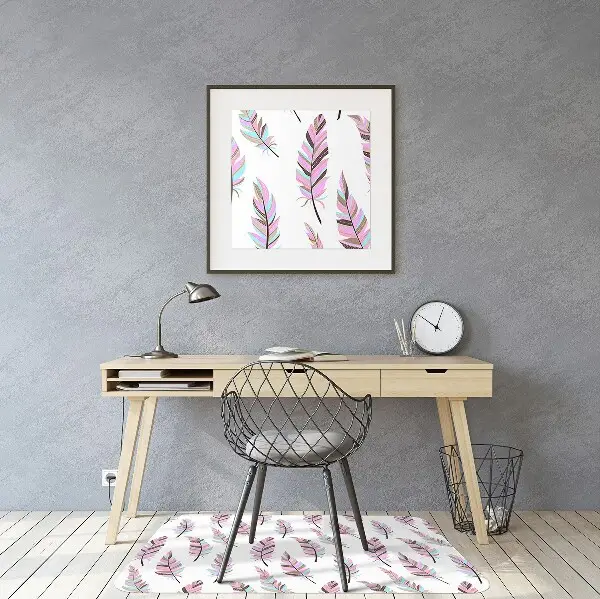 Podloga za stol Pink feathers