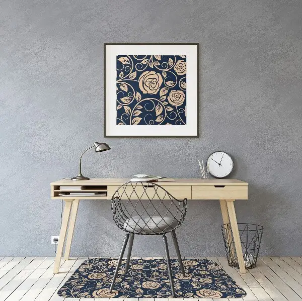 Podloga za stol Vintage golden roses