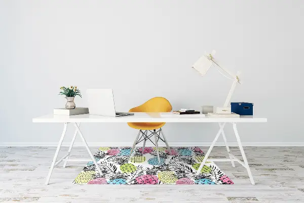 Podloga za stol Colorful pineapples