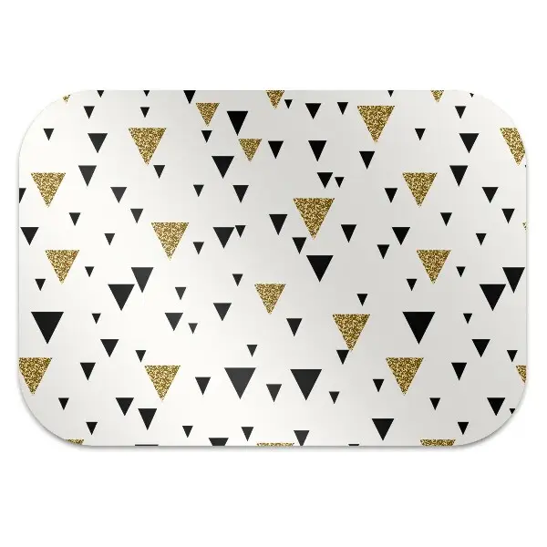 Podloga za zaščito tal Gold and black triangles