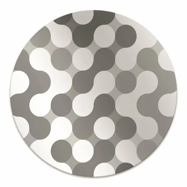 Podloga za pisalni stol Gray and white wheels