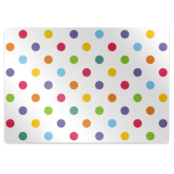 Podloga za stol Colored dots