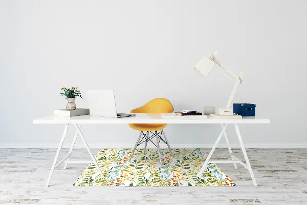 Podloga za zaščito tal Boho flowers