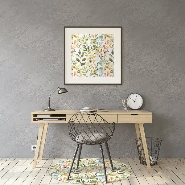 Podloga za zaščito tal Boho flowers
