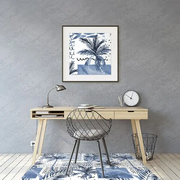 Podloga za stol Blue palm