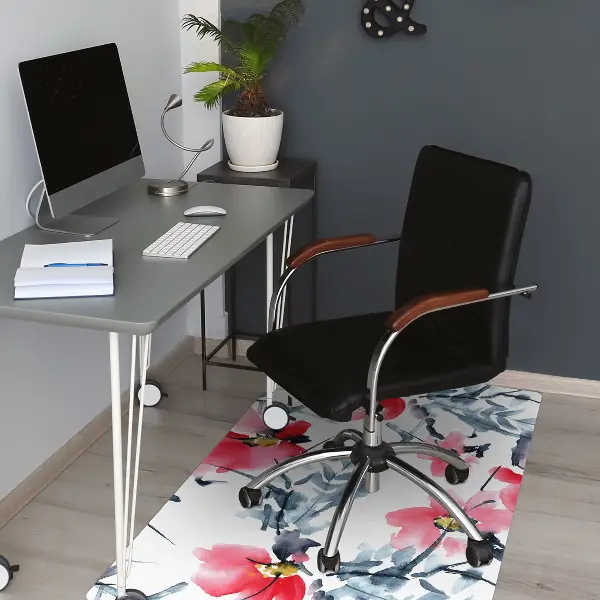 Podloga za pisalni stol Flower pattern
