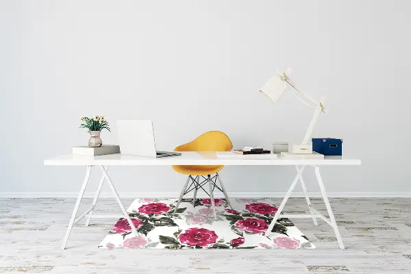 Podloga za pisalni stol Painted roses