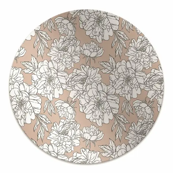Podloga za zaščito tal Artistic flowers