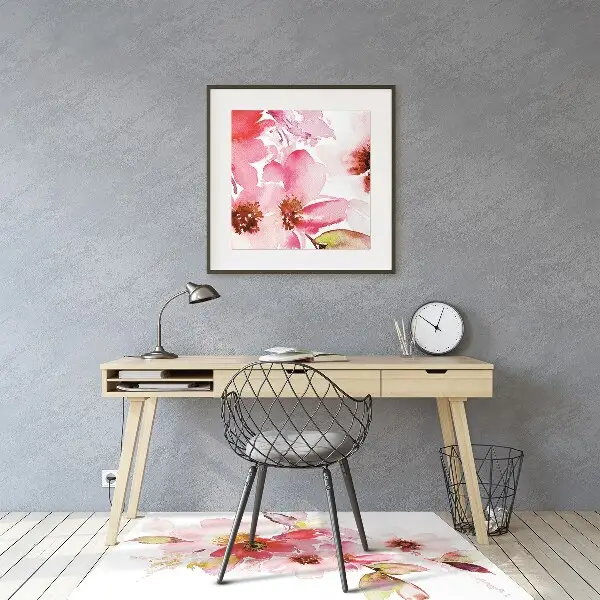 Podloga za zaščito tal Pastel flowers