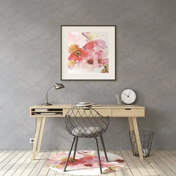 Podloga za zaščito tal Pastel flowers