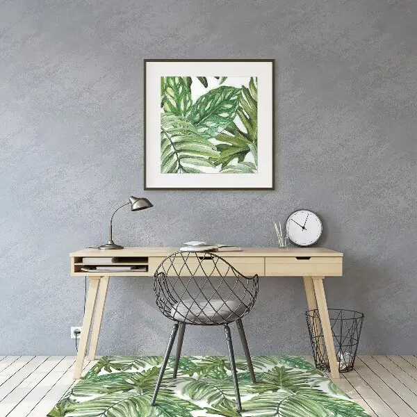 Podloga za zaščito tal Tropical leaves