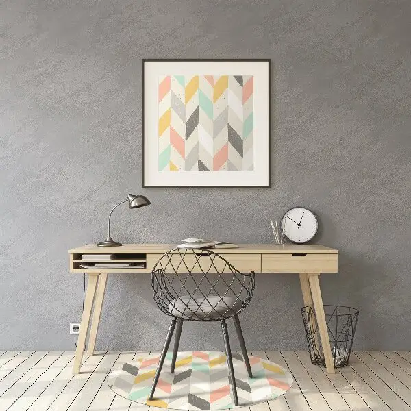 Podloga za pisarniški stol Pastel herringbone