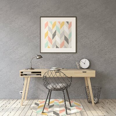 Podloga za pisarniški stol Pastel herringbone