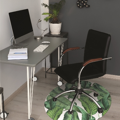 Podloga za pisarniški stol Green large leaves