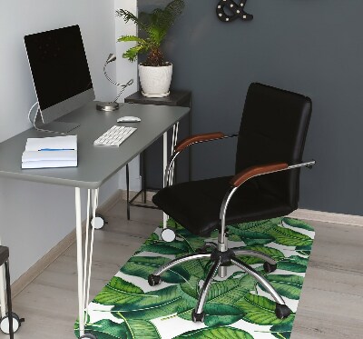 Podloga za pisarniški stol Green large leaves