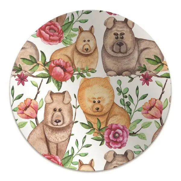 Podloga za stol Chow chow dogs