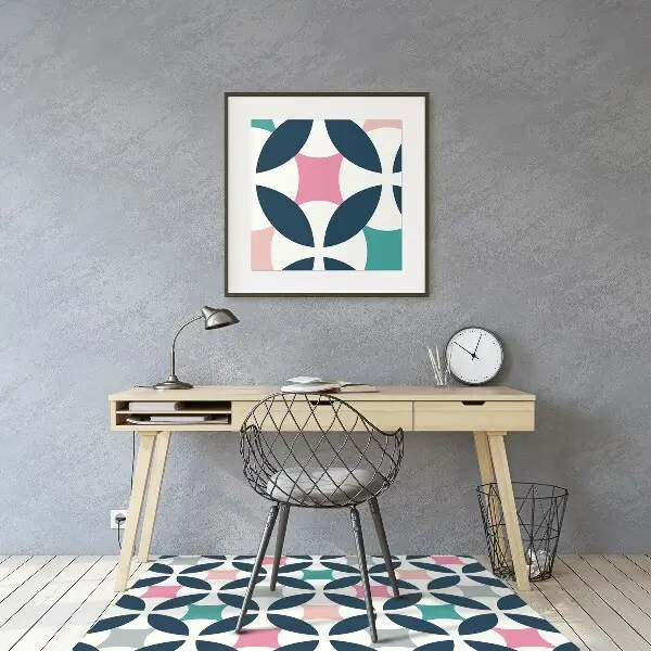 Podloga za stol Pastel retro pattern