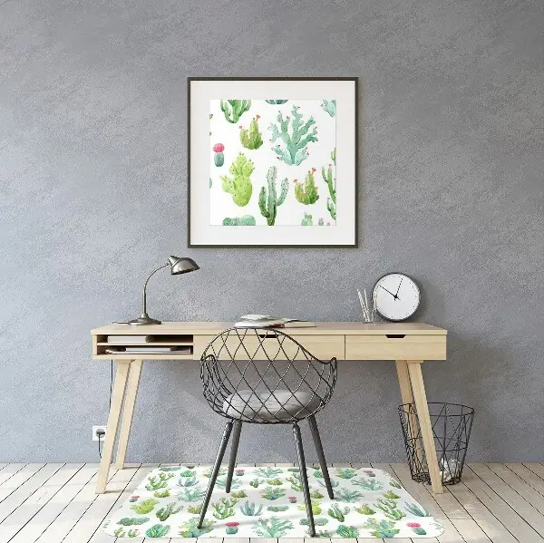 Podloga za pisarniški stol Small cacti