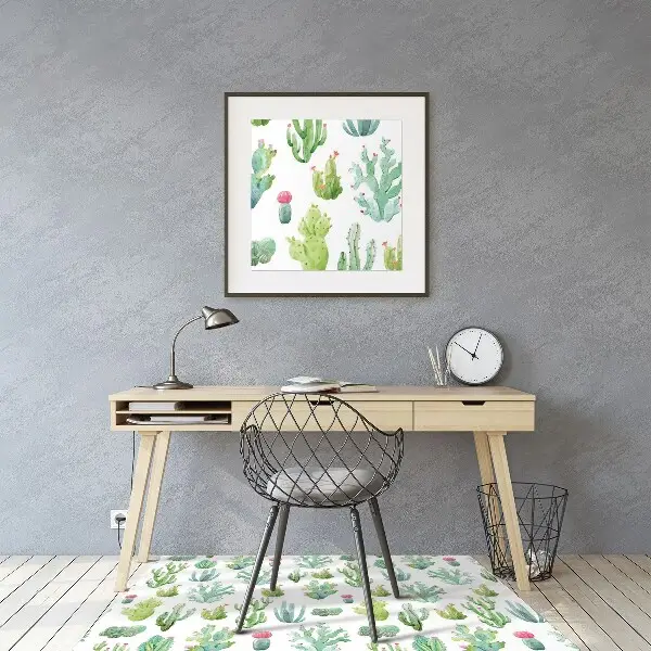 Podloga za pisarniški stol Small cacti