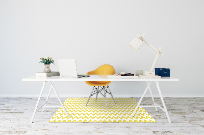 Podloga za stol Yellow zigzags