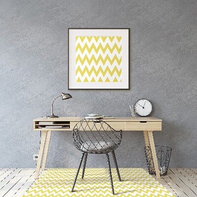 Podloga za stol Yellow zigzags