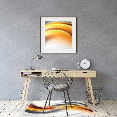 Podloga za stol Oranžna abstrakcija