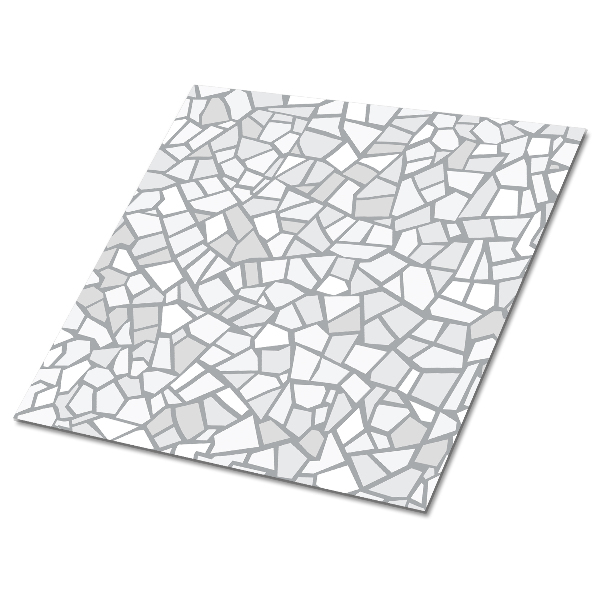 PVC ploščice Sivi mozaik