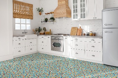 Vinilne ploščice barvit mozaik