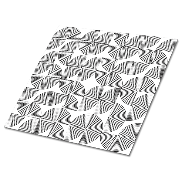 Vinilne ploščice Geometrijska siva tema