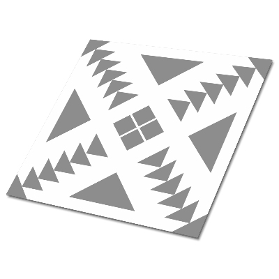 Samolepilne pvc ploščice Kvadratki in trikotniki