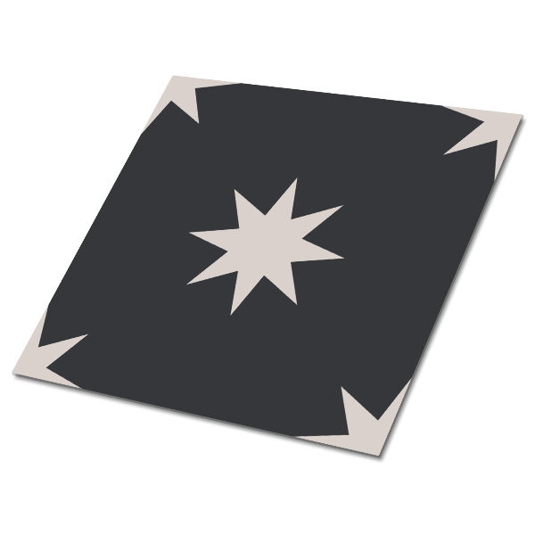 Samolepilne pvc ploščice Zvezda na kvadratu